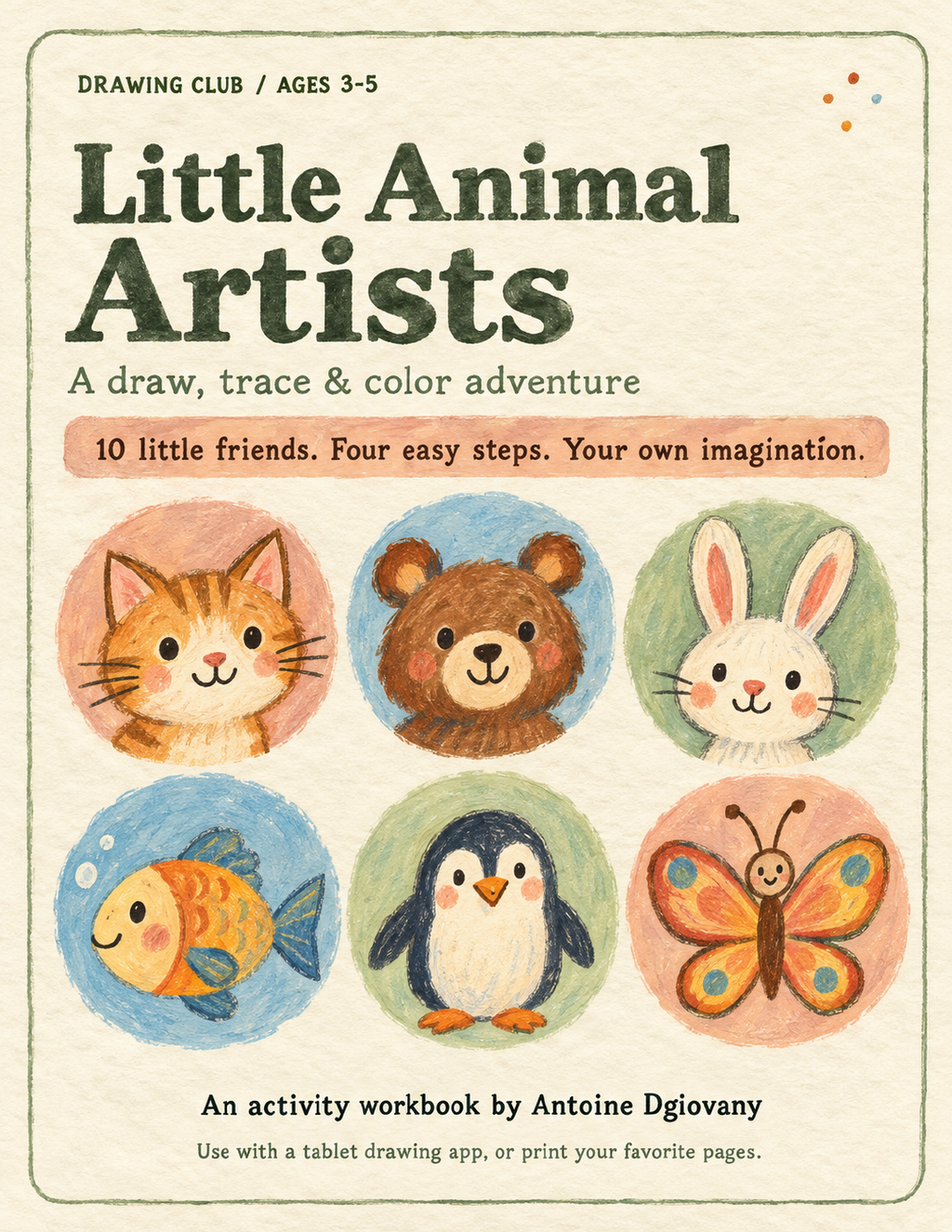 Little Animal Artists digital PDF cover