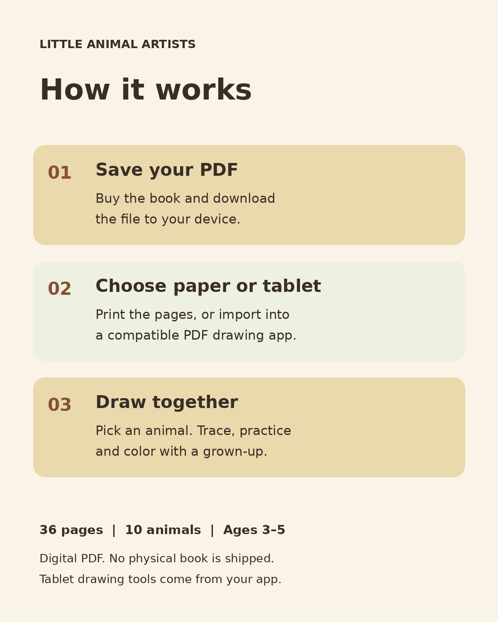 How to download the PDF and draw on paper or in a compatible app
