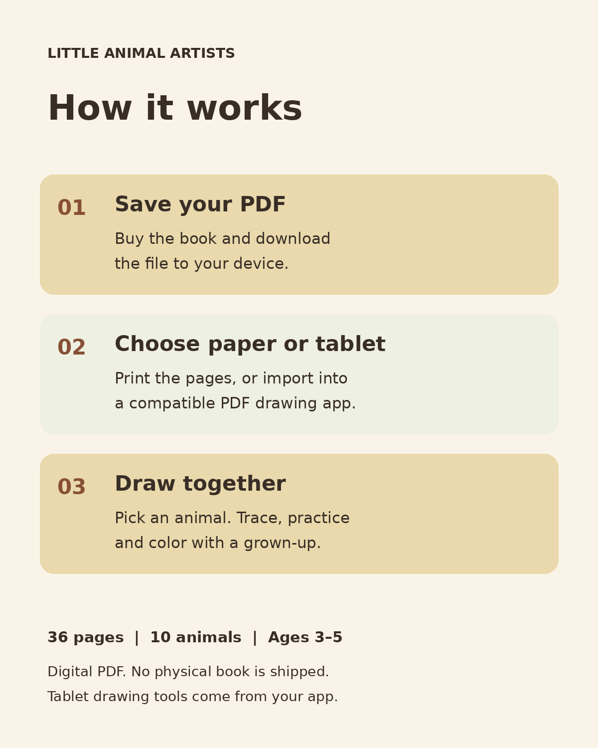 How to download the PDF and draw on paper or in a compatible app